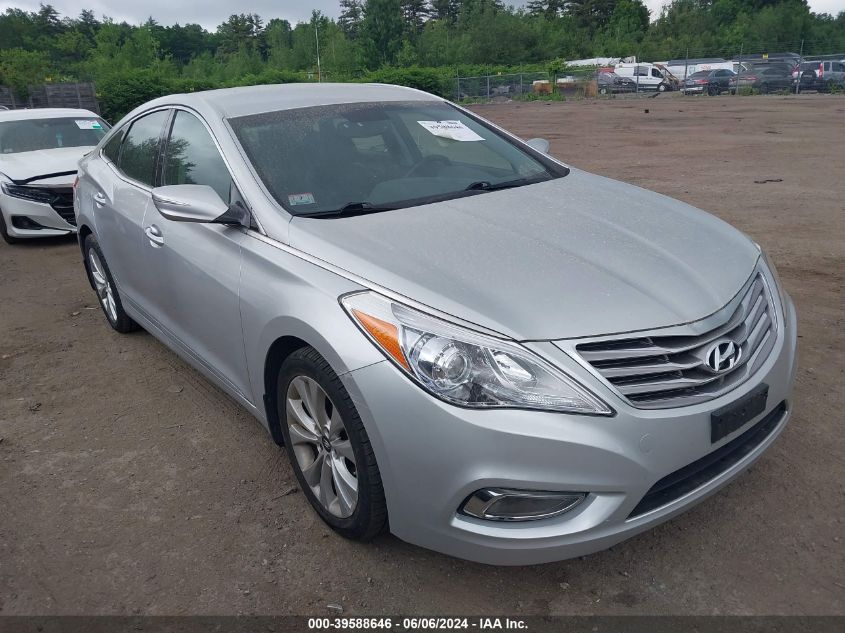 2012 Hyundai Azera Gls/Limited VIN: KMHFG4JG4CA1502 Lot: 39588646