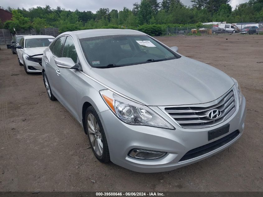 2012 Hyundai Azera Gls/Limited VIN: KMHFG4JG4CA1502 Lot: 39588646