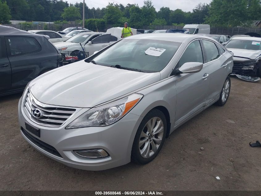 2012 Hyundai Azera Gls/Limited VIN: KMHFG4JG4CA1502 Lot: 39588646