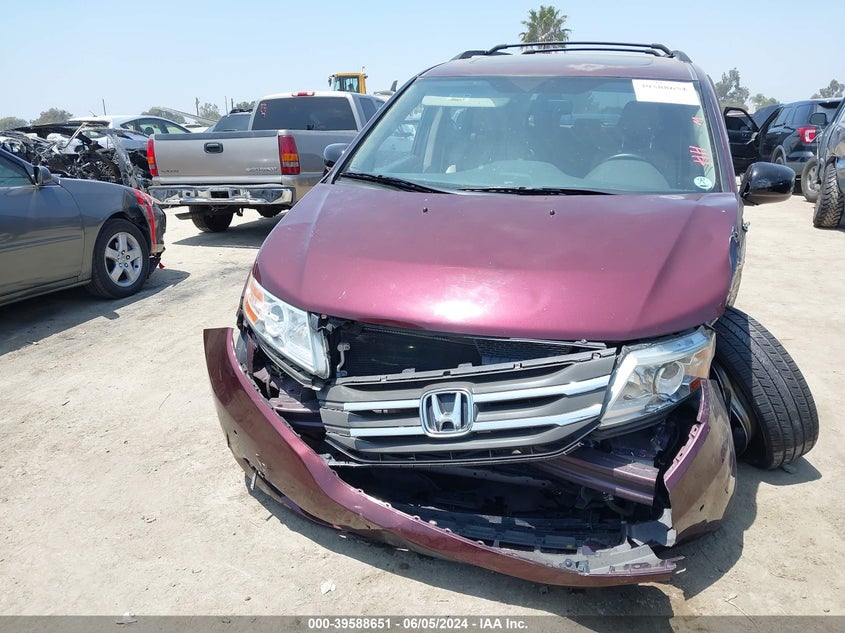 2013 Honda Odyssey Touring/Touring Elite VIN: 5FNRL5H97DB048732 Lot: 39588651