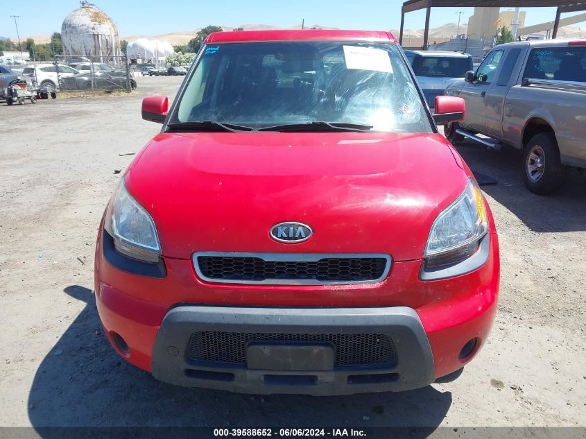 2011 Kia Soul + VIN: KNDJT2A20B7328486 Lot: 39588652
