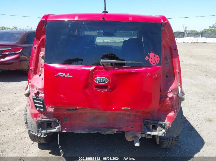 2011 Kia Soul + VIN: KNDJT2A20B7328486 Lot: 39588652