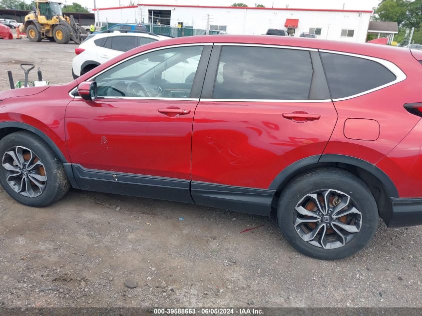 2021 Honda Cr-V Ex VIN: 5J6RW1H57ML004220 Lot: 39588663