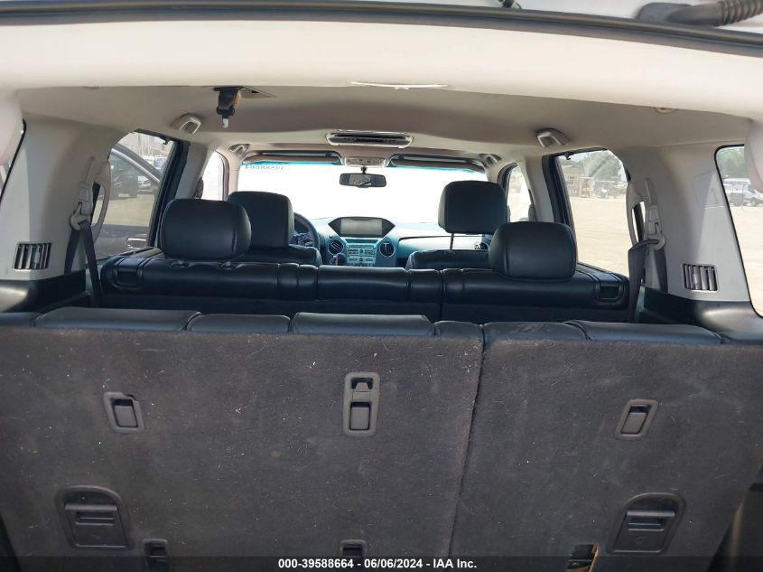 2011 Honda Pilot Touring VIN: 5FNYF4H95BB083733 Lot: 39588664