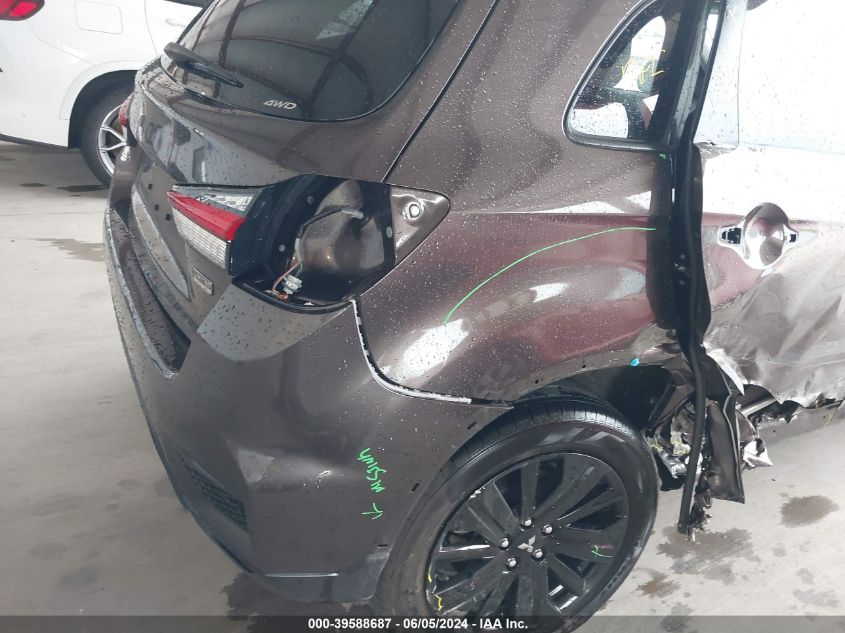 2023 Mitsubishi Outlander Sport 2.0 Es Awc/2.0 Le Awc/2.0 Ralliart Awc/2.0 S Awc/2.0 Se Awc VIN: JA4ARUAU9PU011143 Lot: 39588687