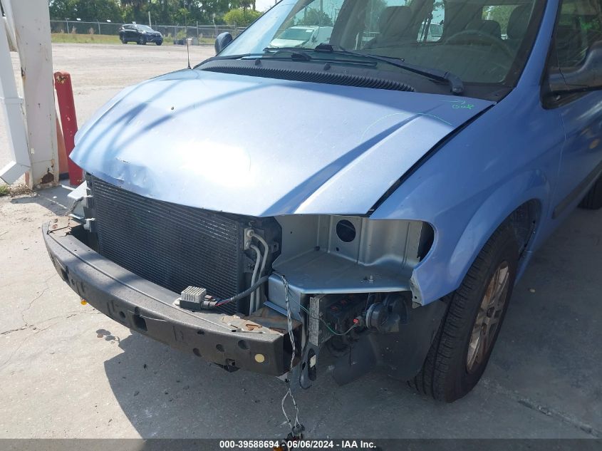 2006 Dodge Caravan Se VIN: 1D4GP25B36B512853 Lot: 39588694