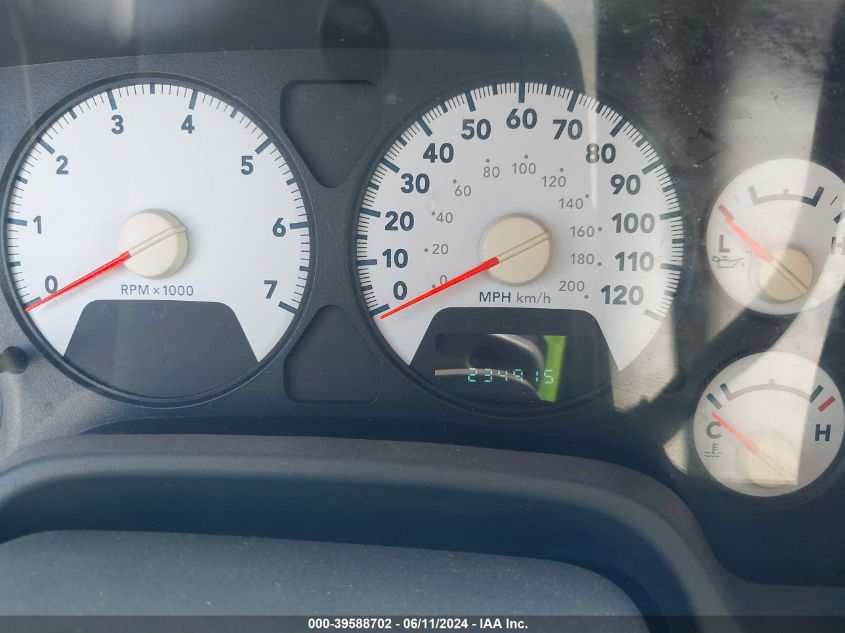 2007 Dodge Ram 1500 Slt VIN: 1D7HA18P47J504648 Lot: 39588702