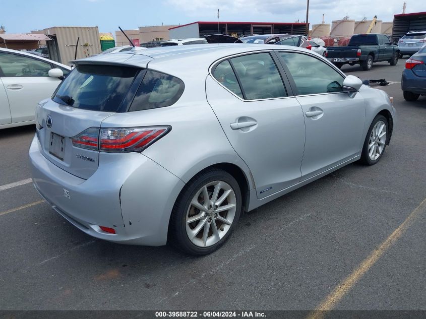 2012 Lexus Ct 200H Premium VIN: JTHKD5BH7C2076187 Lot: 39588722