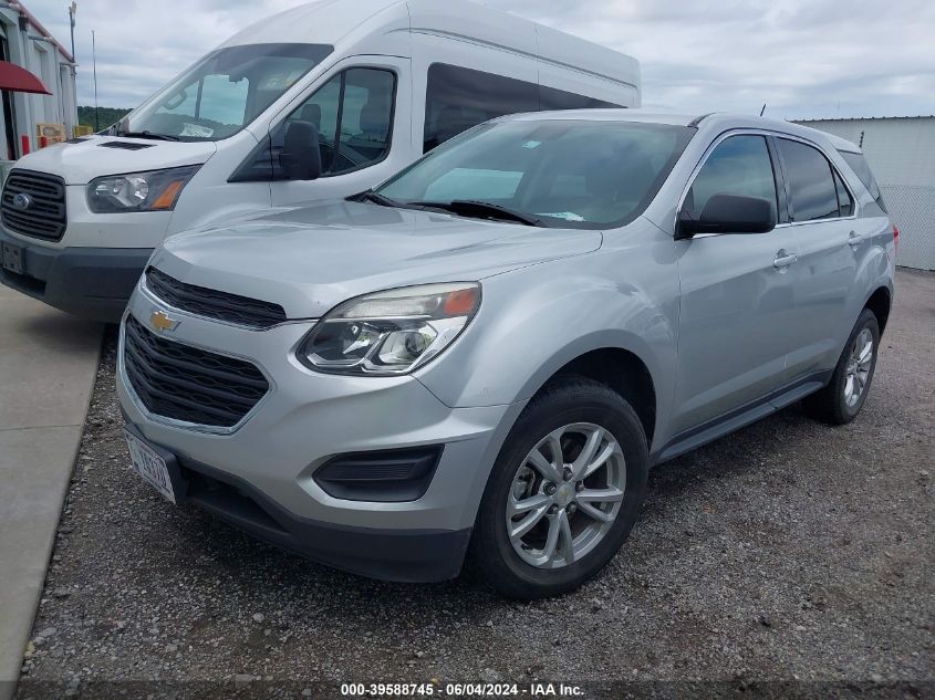 2017 Chevrolet Equinox Ls VIN: 2GNFLEEK7H6333427 Lot: 39588745