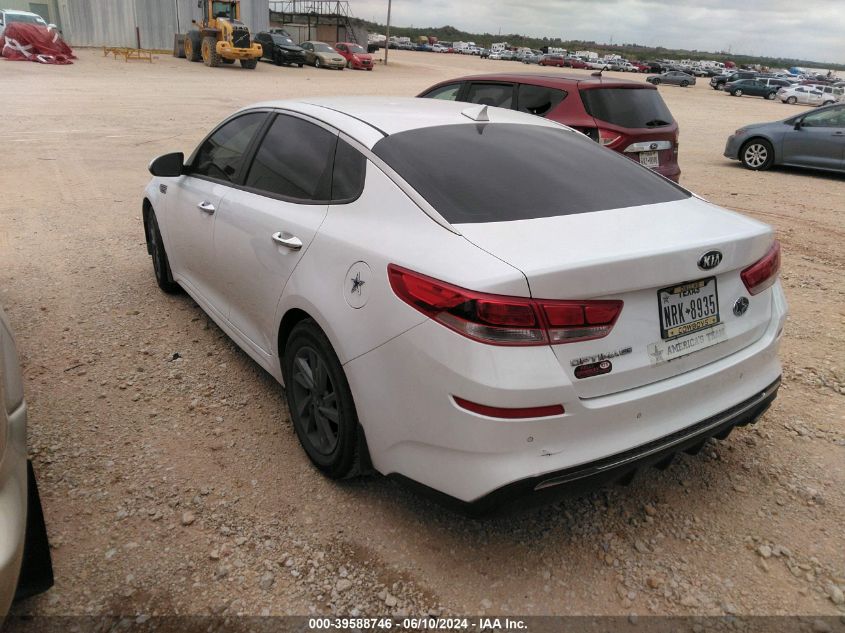 2019 Kia Optima Lx VIN: 5XXGT4L39KG296463 Lot: 39588746