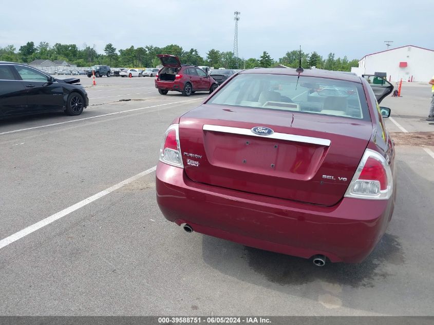 2007 Ford Fusion Sel VIN: 3FAHP081X7R147261 Lot: 39588751