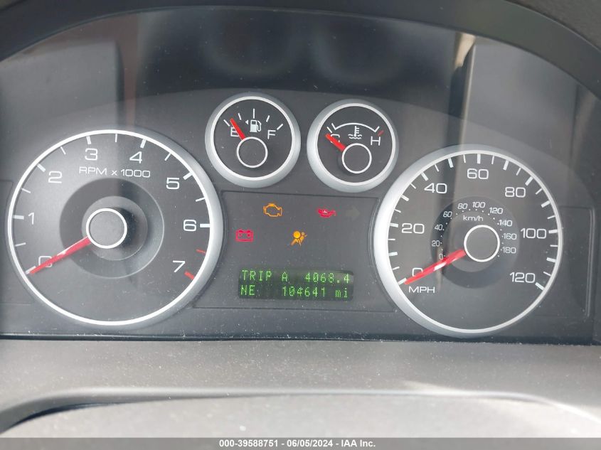 2007 Ford Fusion Sel VIN: 3FAHP081X7R147261 Lot: 39588751