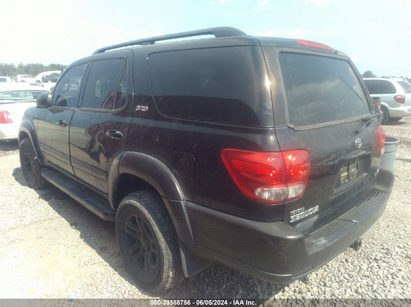 2007 Toyota Sequoia Sr5 V8 VIN: 5TDZT34A67S292442 Lot: 39588756