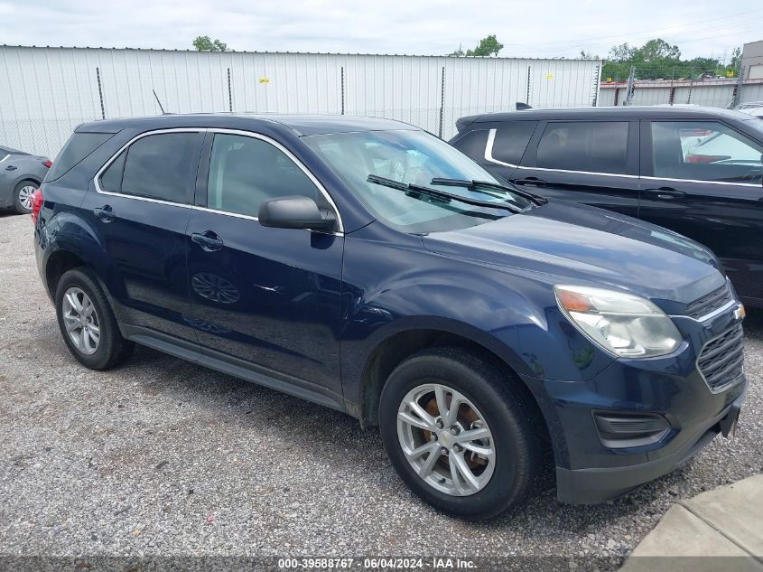 2017 CHEVROLET EQUINOX LS - 2GNFLEEK3H6334011