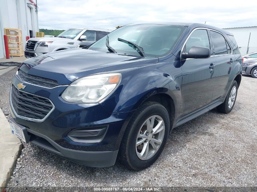 2017 Chevrolet Equinox Ls VIN: 2GNFLEEK3H6334011 Lot: 39588767