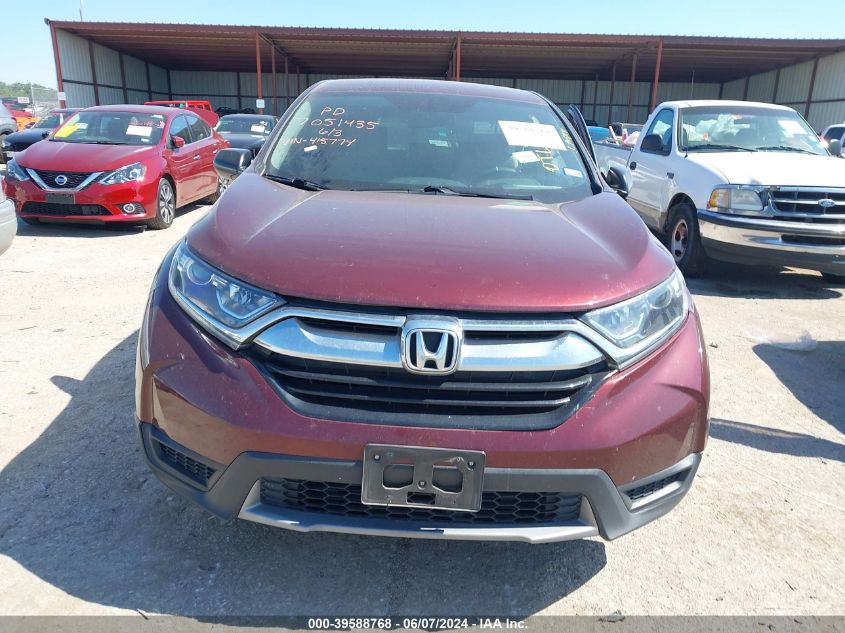 2019 Honda Cr-V Lx VIN: 2HKRW5H35KH415774 Lot: 39588768