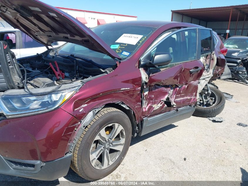 2019 Honda Cr-V Lx VIN: 2HKRW5H35KH415774 Lot: 39588768