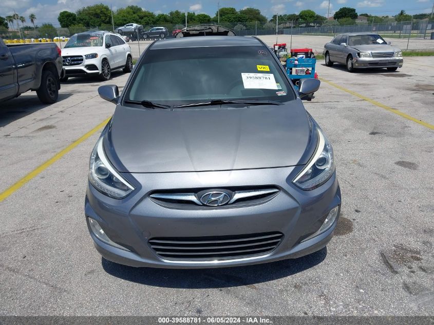 2014 Hyundai Accent Gls VIN: KMHCU4AE6EU735466 Lot: 39588781