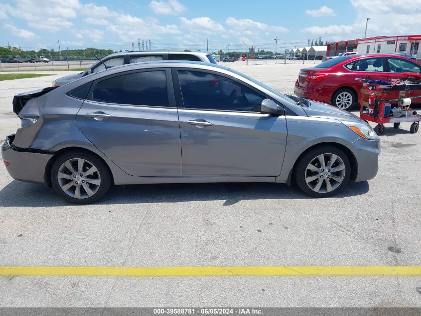 2014 Hyundai Accent Gls VIN: KMHCU4AE6EU735466 Lot: 39588781