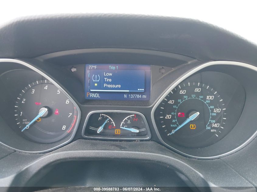 2014 Ford Focus Se VIN: 1FADP3F22EL215589 Lot: 39588783