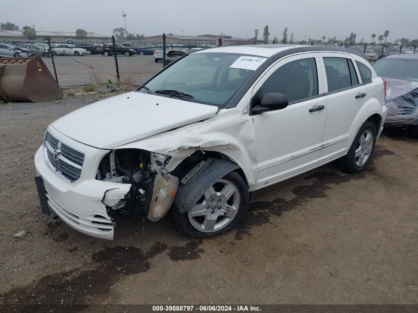 2008 Dodge Caliber Sxt VIN: 1B3HB48B38D673512 Lot: 39588797