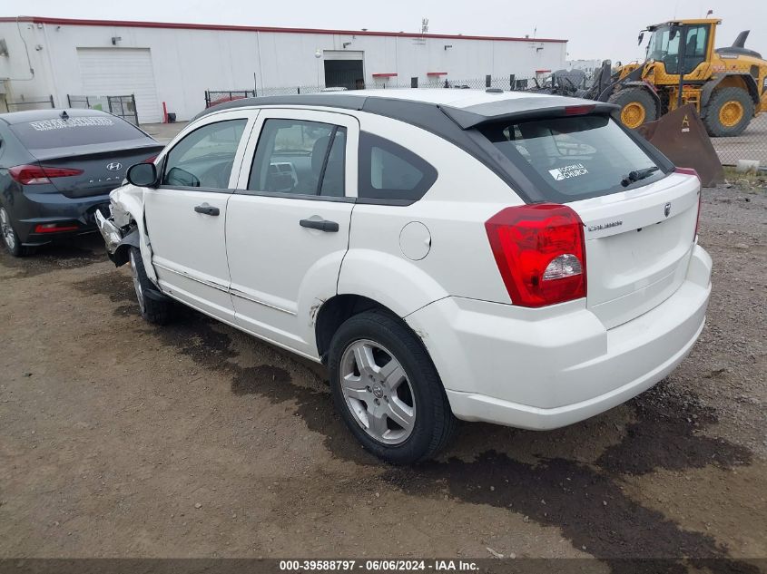 2008 Dodge Caliber Sxt VIN: 1B3HB48B38D673512 Lot: 39588797