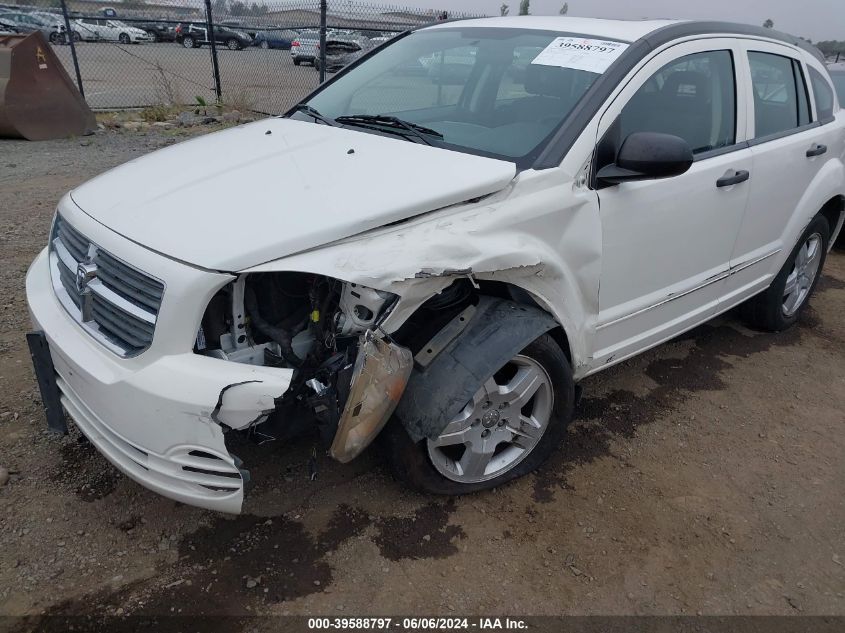 2008 Dodge Caliber Sxt VIN: 1B3HB48B38D673512 Lot: 39588797