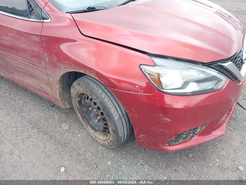 2017 Nissan Sentra Sv VIN: 3N1AB7AP6HL668552 Lot: 39588803