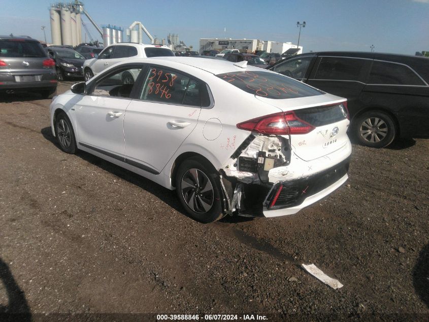 2018 Hyundai Ioniq Hybrid Sel VIN: KMHC75LC0JU064167 Lot: 39588846