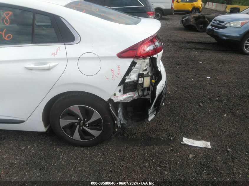 KMHC75LC0JU064167 2018 Hyundai Ioniq Hybrid Sel