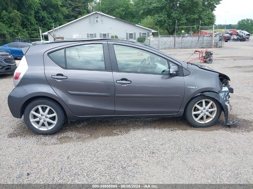 2012 Toyota Prius C Three VIN: JTDKDTB3XC1011740 Lot: 39588865