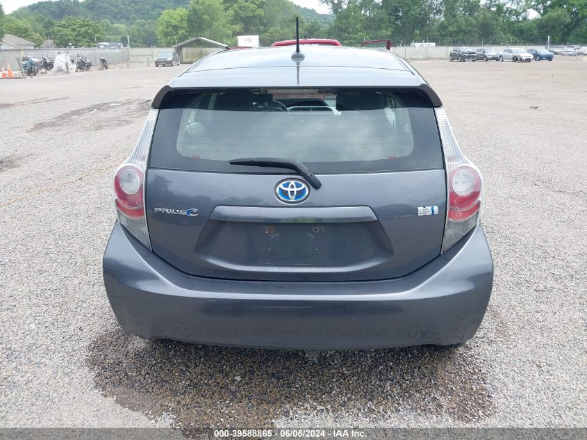 2012 Toyota Prius C Three VIN: JTDKDTB3XC1011740 Lot: 39588865