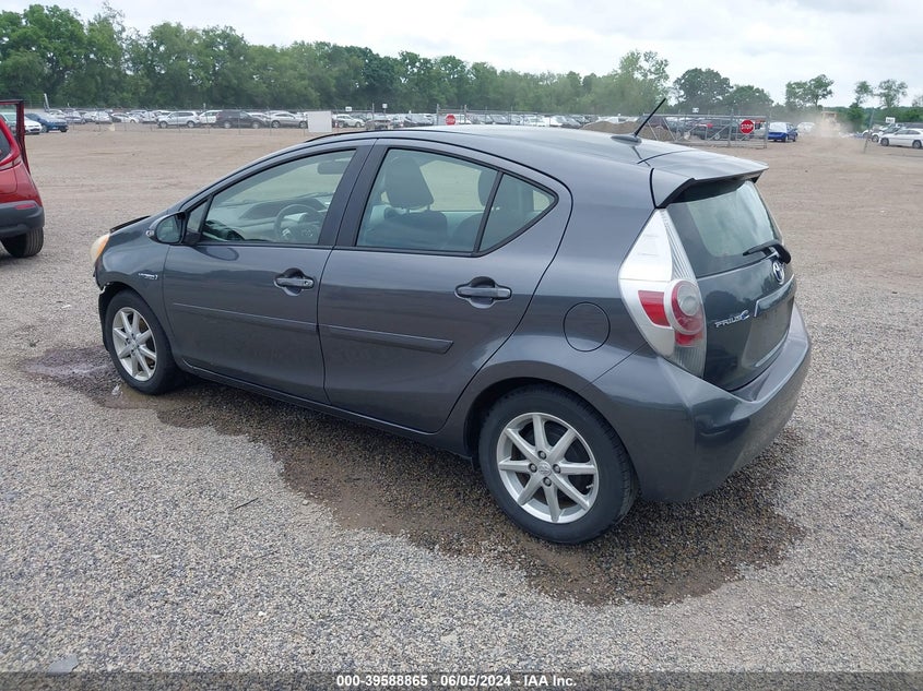 2012 Toyota Prius C Three VIN: JTDKDTB3XC1011740 Lot: 39588865