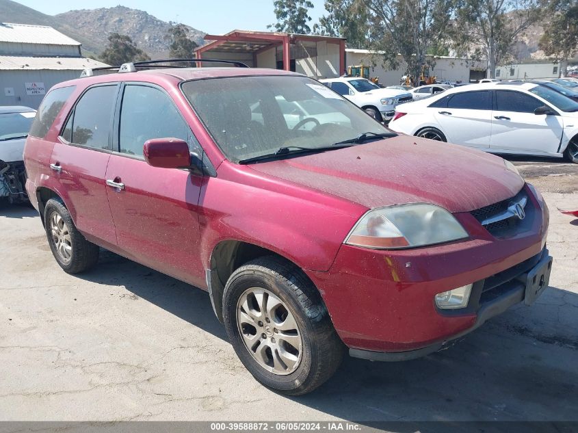 2003 Acura Mdx VIN: 2HNYD18623H541177 Lot: 39588872