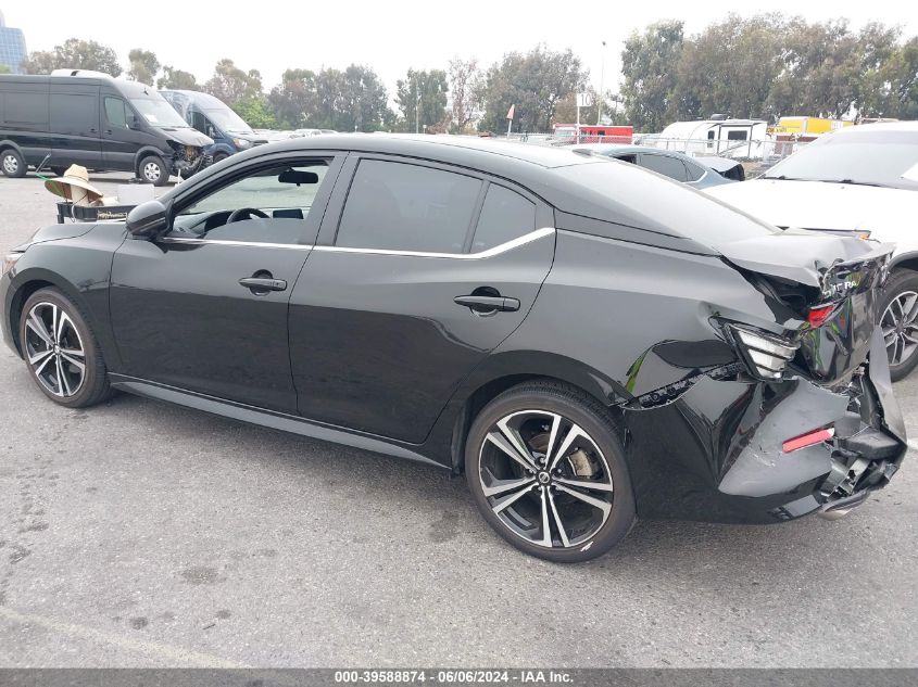 2022 Nissan Sentra Sr Xtronic Cvt VIN: 3N1AB8DV7NY319737 Lot: 39588874