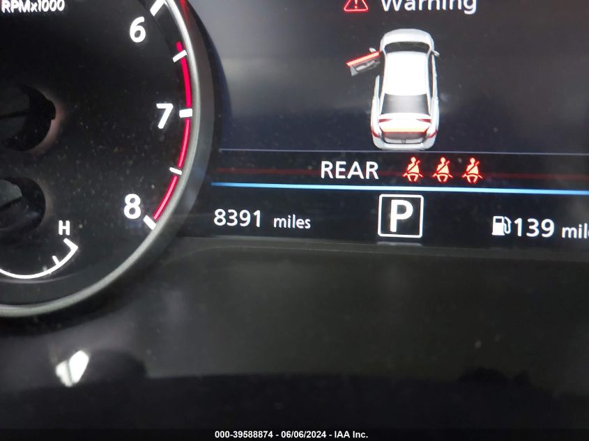 2022 Nissan Sentra Sr Xtronic Cvt VIN: 3N1AB8DV7NY319737 Lot: 39588874