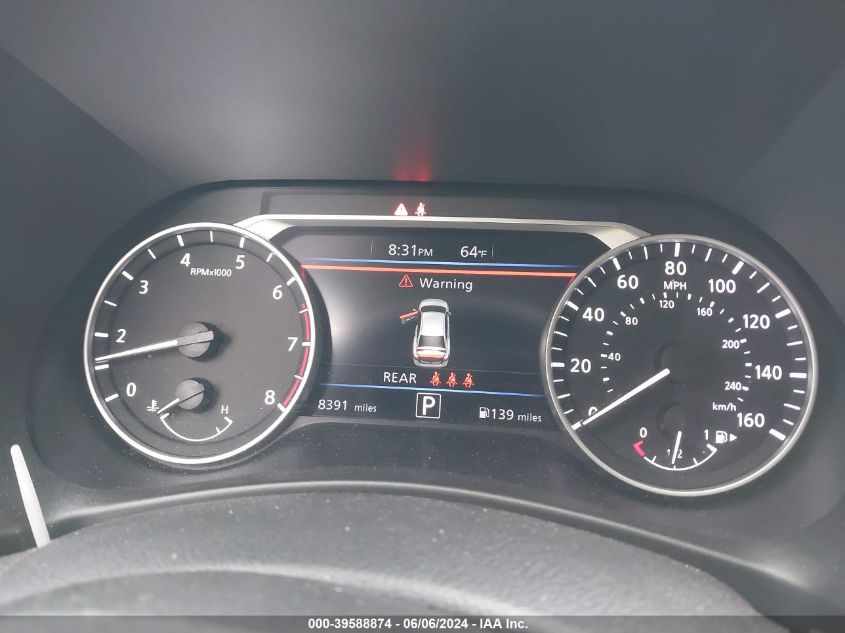 2022 Nissan Sentra Sr Xtronic Cvt VIN: 3N1AB8DV7NY319737 Lot: 39588874