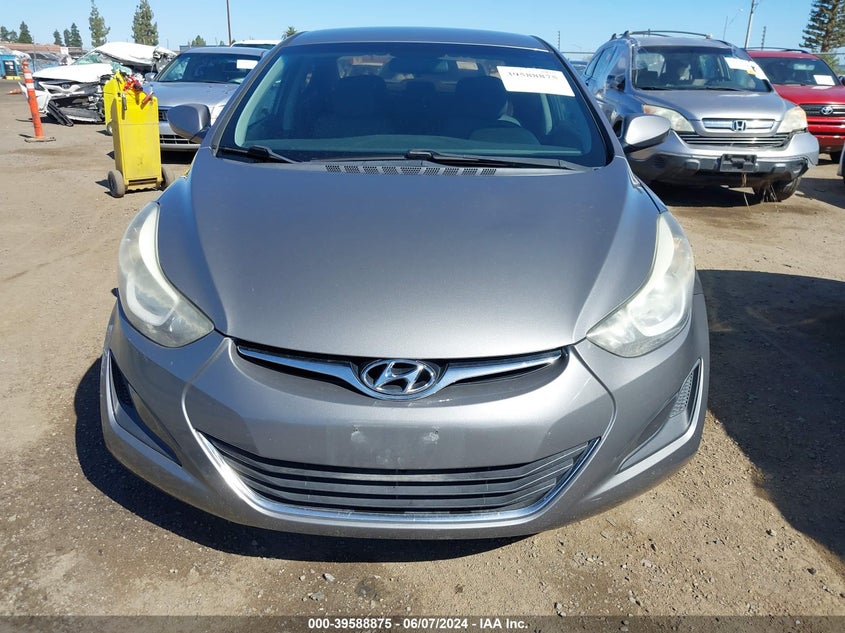 2014 Hyundai Elantra Se VIN: 5NPDH4AE1EH517510 Lot: 39588875