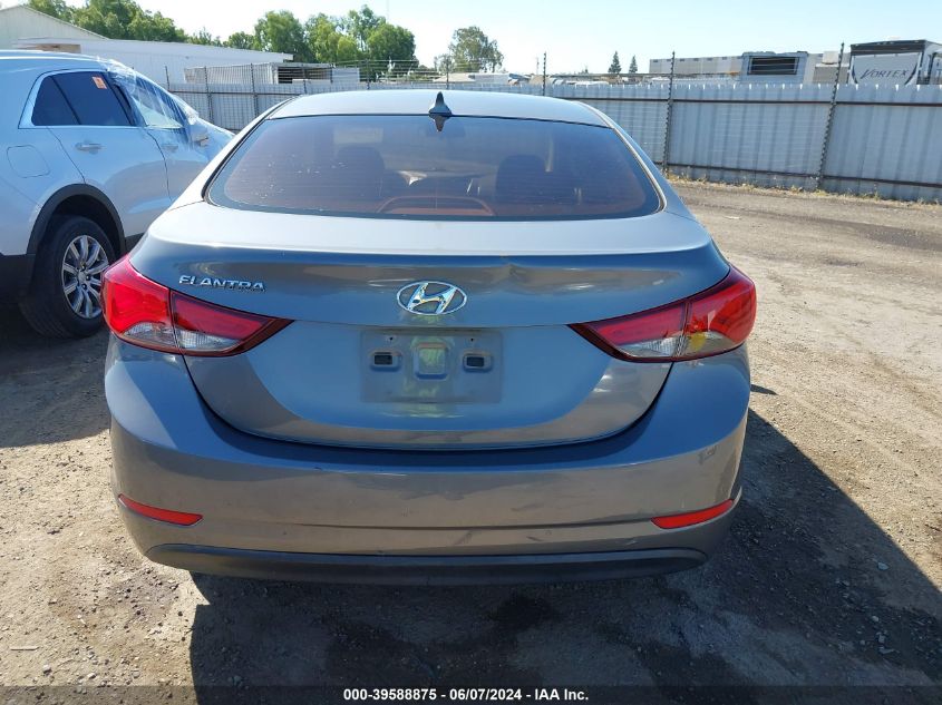 2014 Hyundai Elantra Se VIN: 5NPDH4AE1EH517510 Lot: 39588875