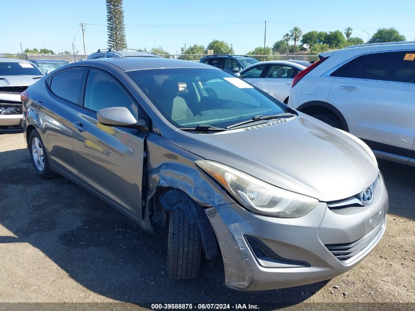 2014 Hyundai Elantra Se VIN: 5NPDH4AE1EH517510 Lot: 39588875