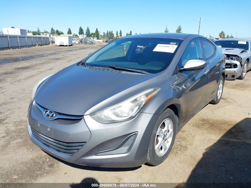 2014 Hyundai Elantra Se VIN: 5NPDH4AE1EH517510 Lot: 39588875