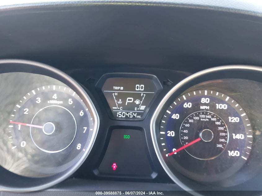 2014 Hyundai Elantra Se VIN: 5NPDH4AE1EH517510 Lot: 39588875