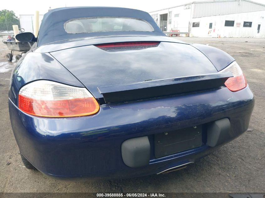 2001 Porsche Boxster VIN: WP0CA29811U622535 Lot: 39588885