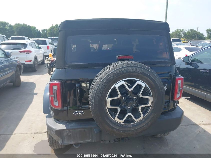 2022 Ford Bronco Outer Banks VIN: 1FMEE5BP2NLB44777 Lot: 39588904