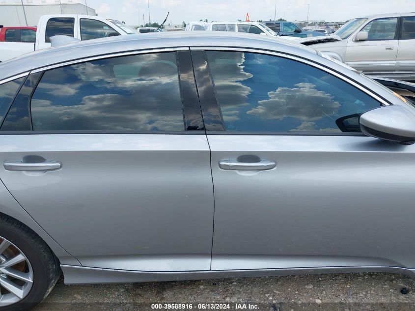 2021 Honda Accord Lx VIN: 1HGCV1F13MA015159 Lot: 39588916