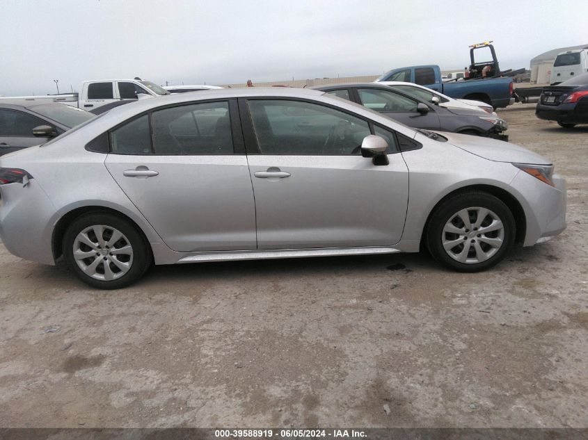 2024 Toyota Corolla Le VIN: 5YFB4MDE6RP114386 Lot: 39588919