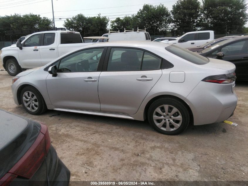 2024 Toyota Corolla Le VIN: 5YFB4MDE6RP114386 Lot: 39588919