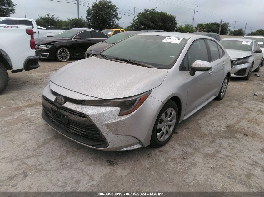 2024 Toyota Corolla Le VIN: 5YFB4MDE6RP114386 Lot: 39588919