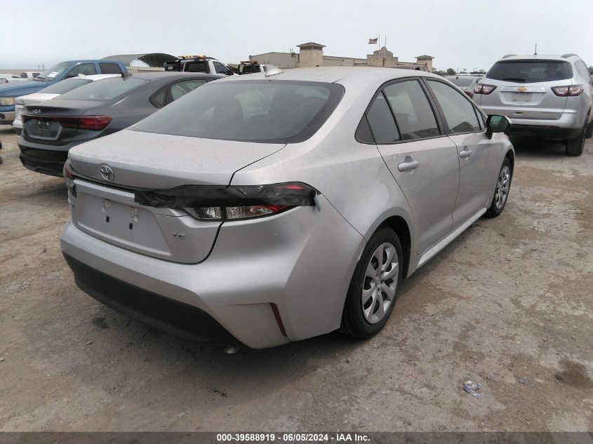 2024 Toyota Corolla Le VIN: 5YFB4MDE6RP114386 Lot: 39588919