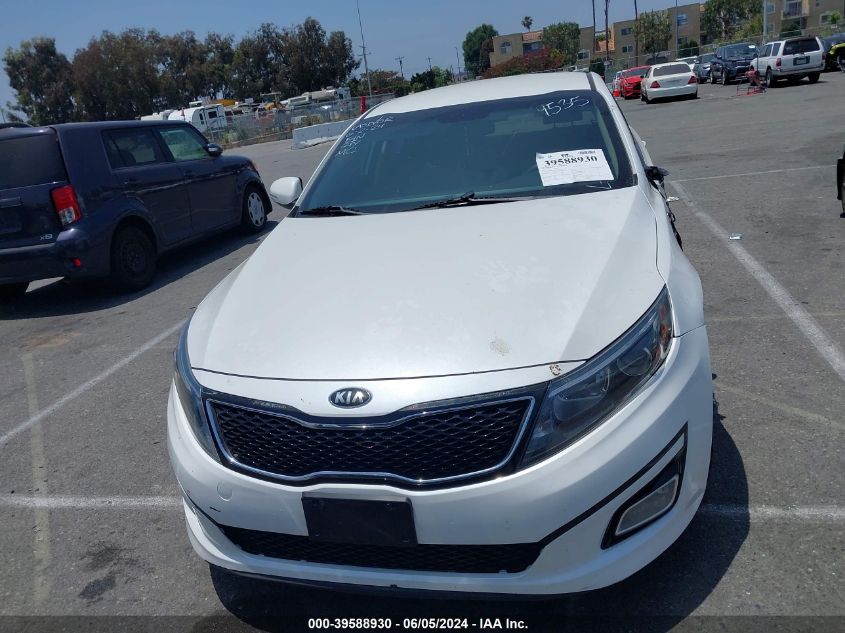 2015 Kia Optima Lx VIN: KNAGM4A72F5589535 Lot: 39588930